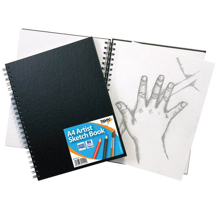 Tiger A4 Artist Sketch Book
