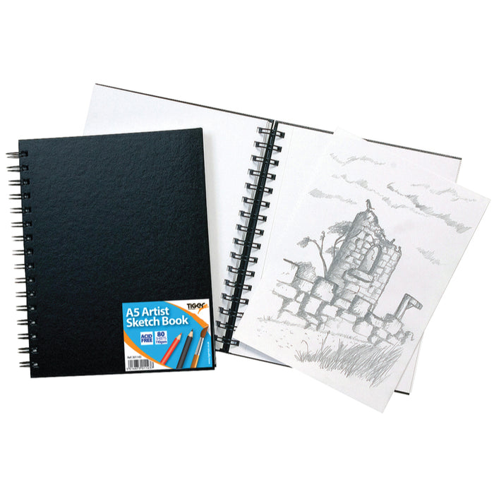 Tiger A5 Artist Sketch Book