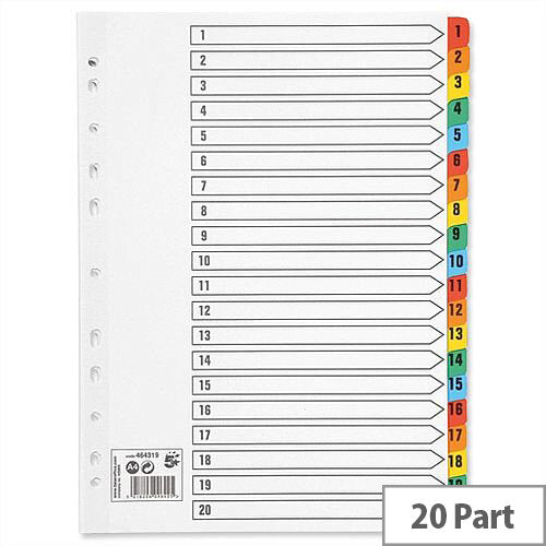 5 Star 1-20 part Dividers