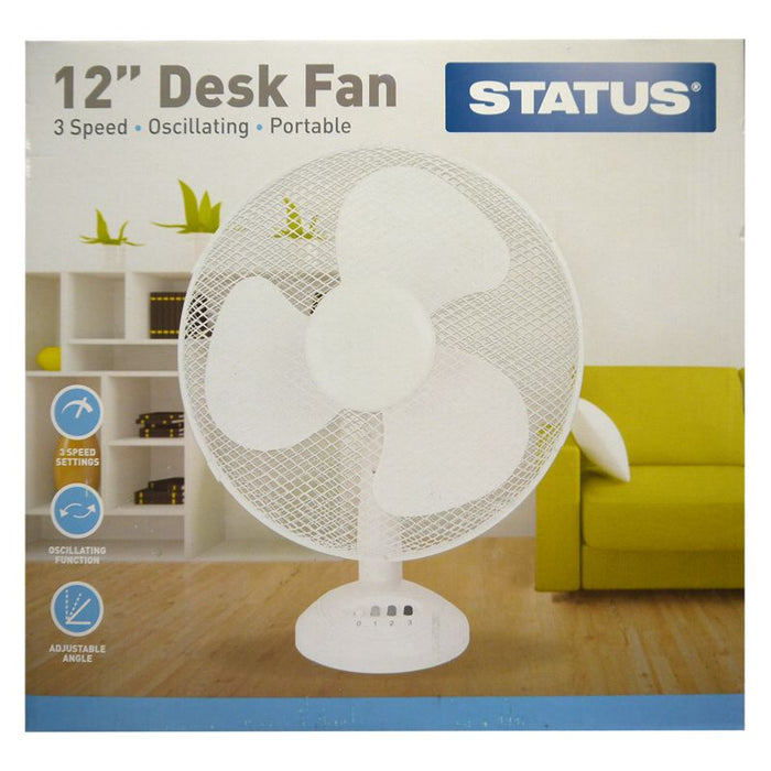 STATUS 12" Desk Fan