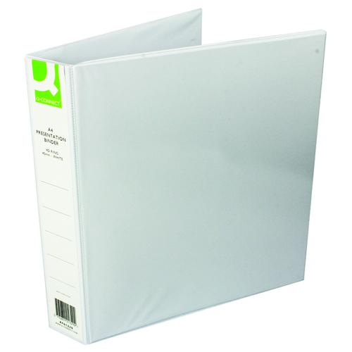 Q Connect 40mm 4 Ring Presentation Binder