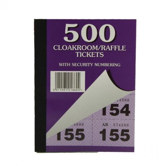 Silvine 500 Cloakroom/Raffle Tickets