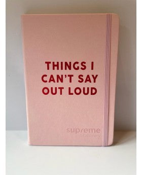 Supreme A5 Pink Notebook
