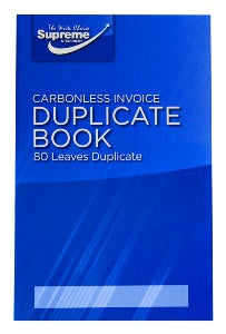 Supreme Carbonless Invoice Duplicate Book