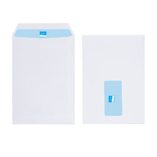 Initiative EN9193 A5 White Window Envelopes