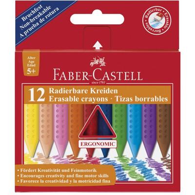 Faber Castell 12 Erasable Grip Crayons