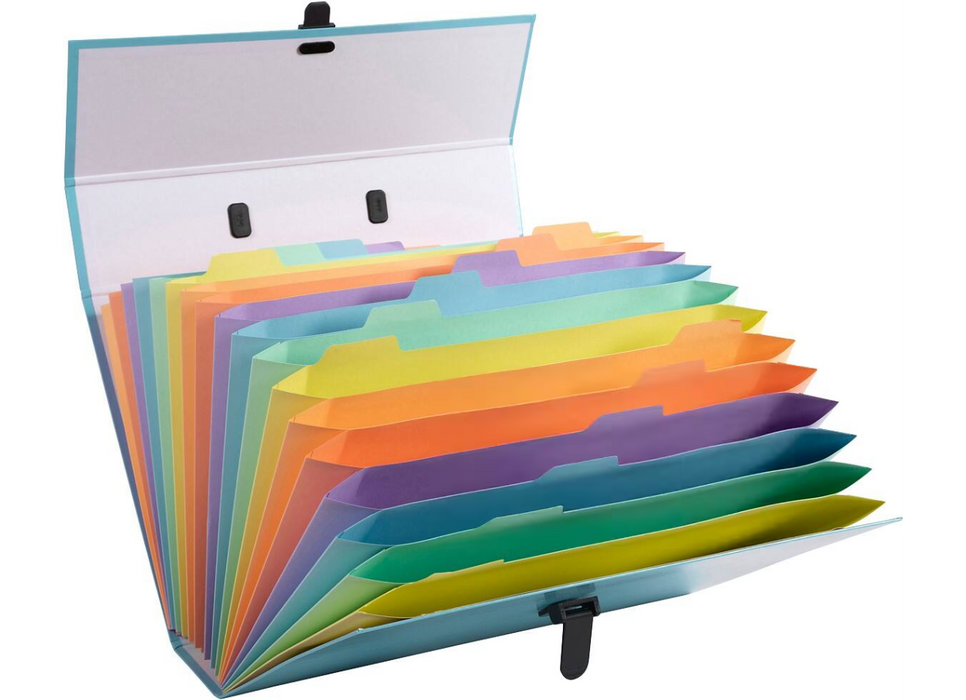 Exacompta Expanding File Pastel A4 Cardboard inserts