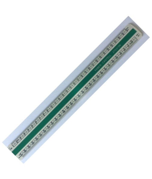 Faber Castell Oval Scale Ruler 30cm