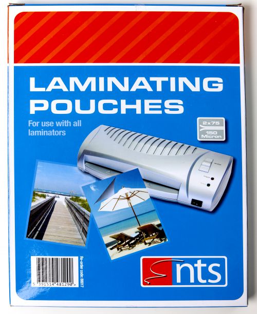 NTS 100 Pk Laminating Pouches