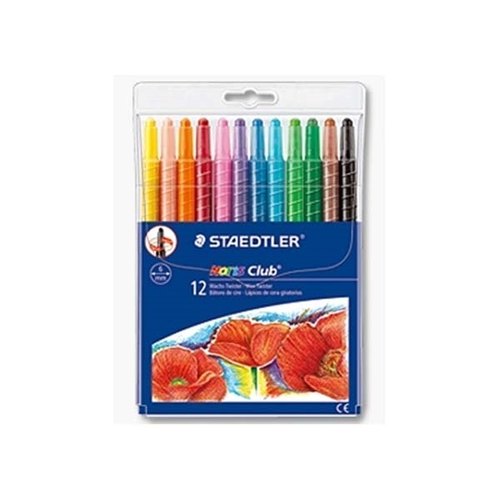 Staedtler Noris Club 12 Twistable Wax Crayons
