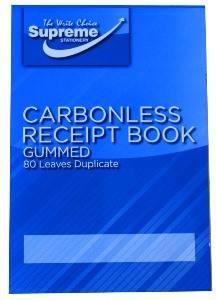 Supreme Cash Receipt Book