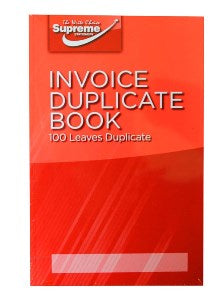 Supreme Invoice Duplicate Book