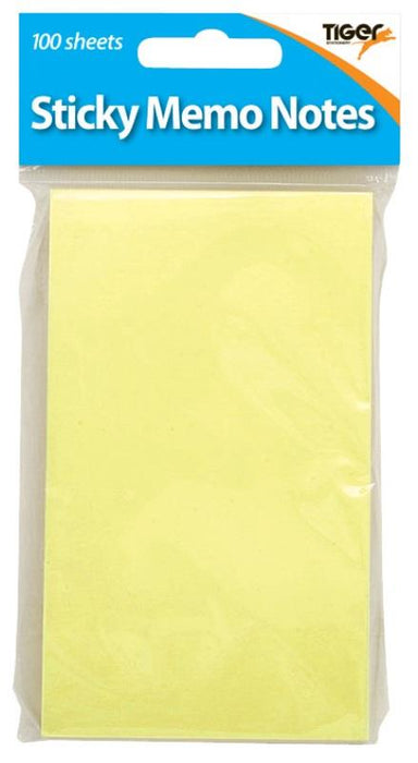 Tiger Yellow Sticky Memo Notes