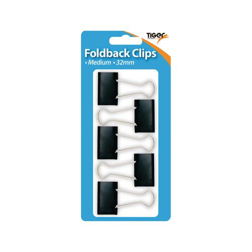 Tiger Medium Fold Back Clips