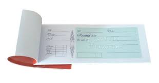 Supreme Cheque Book Style Receipt Book
