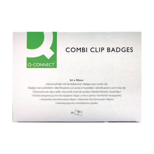 Q Connect KF01567 Name Badges