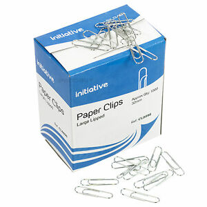 Initiative Large Lipped Paper Clips