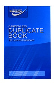Supreme Carbonless Duplicate Book