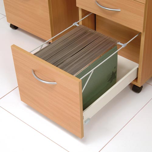 Kito 2 Drawer Beech Pedestal