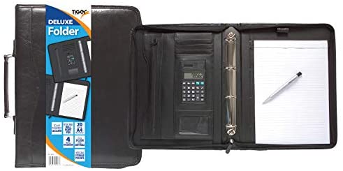 Tiger A4 Deluxe Zipped Folder