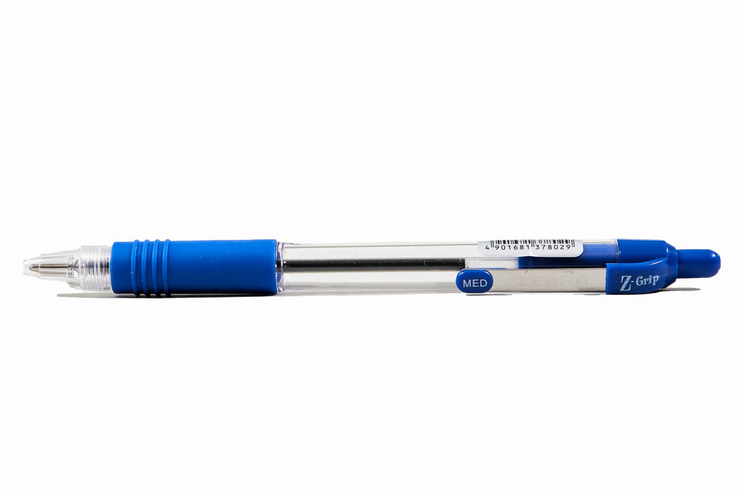 Zebra Grip Retractable Ballpoint Pen